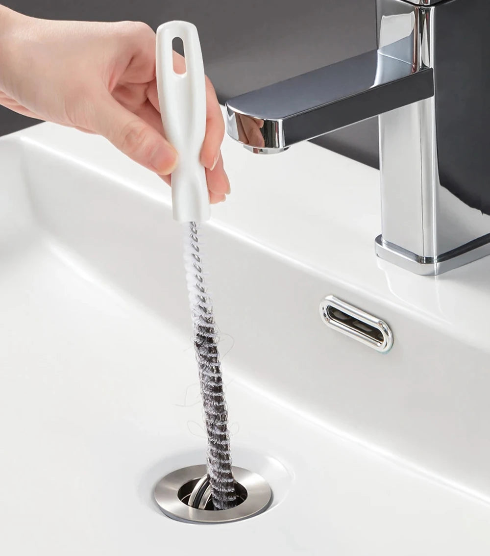 Bathroom Hair Sewer Sink Cleaning Brush