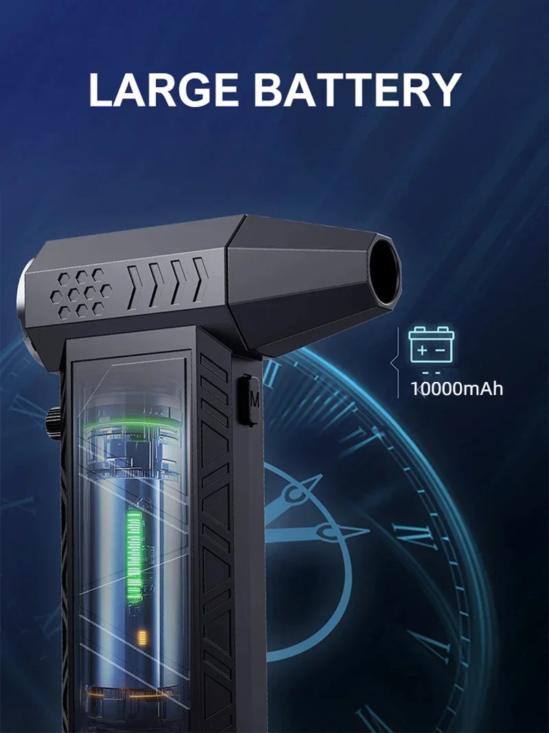 New Violent Turbofan 390000RPM Powerful Air Blower || Portable Wireless Dust Cleaner